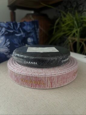 Pink, Black and Gold Branded Ribbon Rolls